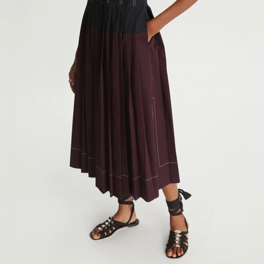 NWT $898 Tory Burch Cotton Poplin Claire McCardell Dress